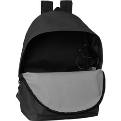 MOCHILA DOBLE PARA PORTATIL 15,6"+USB MUNICH BASICOS "NEGRO"