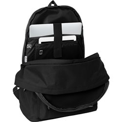 MOCHILA DOBLE PARA PORTATIL 15,6"+USB MUNICH BASICOS "NEGRO"