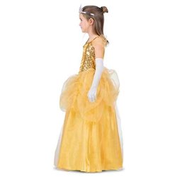 DISFRAZ PRINCESA ROSA ENCANTADA 10-12 Y (VESTIDO, GUANTES, ENAGUAS Y TIARA)