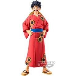 FIGURA MONKEY D LUFFY WANOKUNI YUKATA THE GRANDLINE SERIES ONE PIECE 16CM