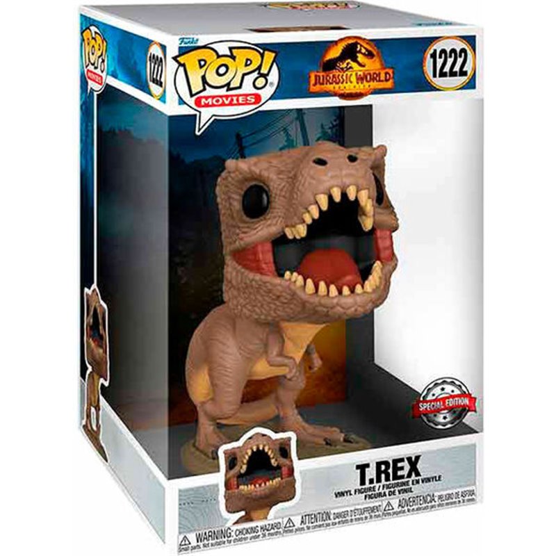 FIGURA POP JURASSIC WORLD 3 T-REX EXCLUSIVE