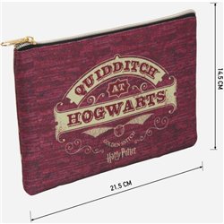 NECESER MAQUILLAJE ESTAMPADO HARRY POTTER DARK RED