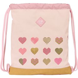 SACO PLANO GLOWLAB "HEARTS"