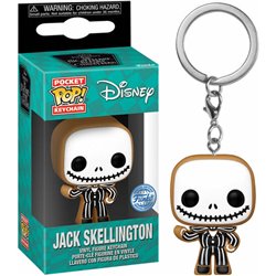 LLAVERO POCKET POP DISNEY PESADILLA ANTES DE NAVIDAD JACK SKELLINGTON GINGERBREAD EXCLUSIVE