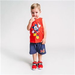 PIJAMA CORTO SINGLE JERSEY TIRANTES MICKEY RED