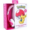 AURICULARES INFANTILES PINK POKEBALL POKEMON