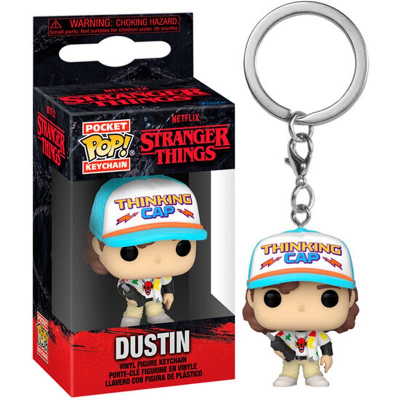 LLAVERO POCKET POP STRANGER THINGS DUSTIN