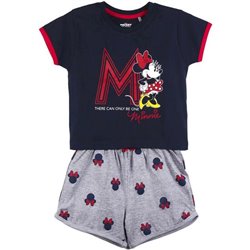 PIJAMA CORTO SINGLE JERSEY PUNTO MINNIE DARK BLUE