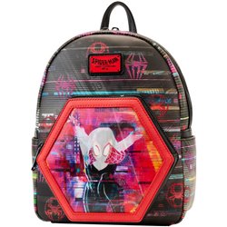 MOCHILA LENTICULAR CRUZANDO EL MULTIVERSO SPIDERMAN MARVEL LOUNGEFLY 27CM