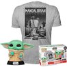 SET FIGURA POP & TEE STAR WARS MANDALORIAN GROGU EXCLUSIVE