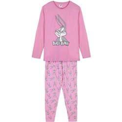 PIJAMA LARGO SINGLE JERSEY LOONEY TUNES PINK