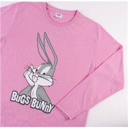 PIJAMA LARGO SINGLE JERSEY LOONEY TUNES PINK