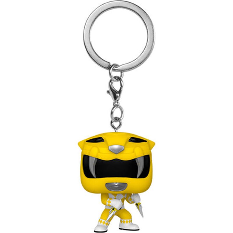 LLAVERO POCKET POP POWER RANGERS 30TH ANNIVERSARY YELLOW RANGER