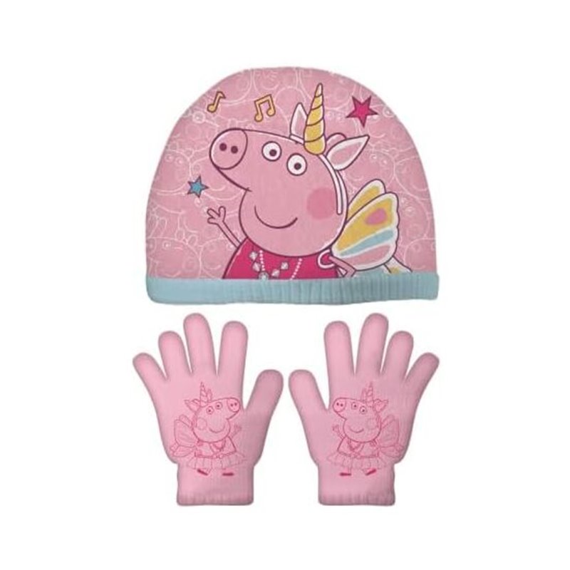 SET GORRO/GUANTES INFANTIL 48/51 PEPPA PIG "COSY CORNER"