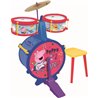 BATERIA C/BANQUETA PEPPA PIG