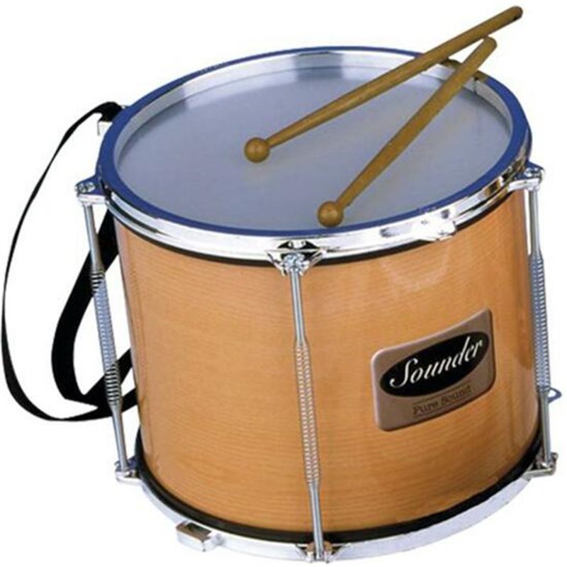 TAMBOR TIMBAL METALIZADO 24 CM.