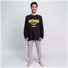 PIJAMA LARGO SINGLE JERSEY BATMAN BLACK