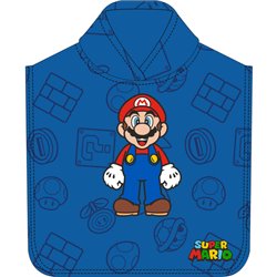 PONCHO DE MICROFIBRA SUPER MARIO