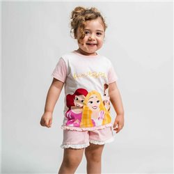 PIJAMA CORTO SINGLE JERSEY PRINCESS PINK