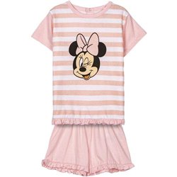 PIJAMA CORTO SINGLE JERSEY MINNIE PINK