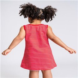 VESTIDO SINGLE JERSEY PUNTO MINNIE RED