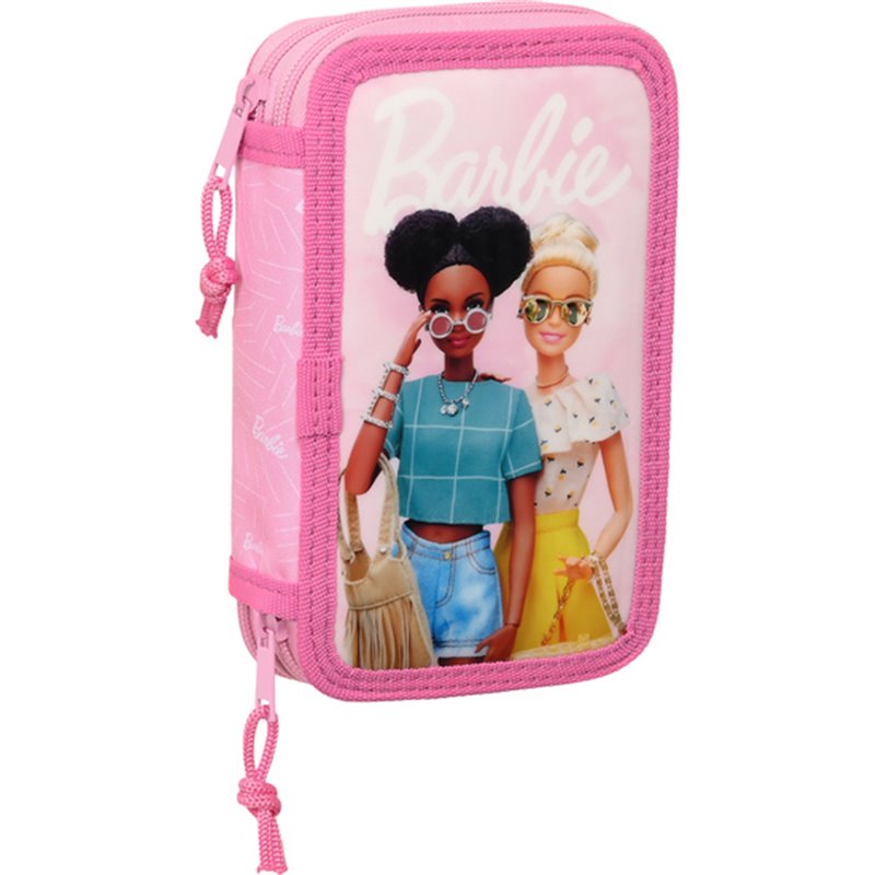 PLUMIER DOBLE PQÑO 28 PCS BARBIE "GIRL"