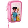 PLUMIER DOBLE PQÑO 28 PCS BARBIE "GIRL"