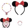 BISUTERIA Y DIADEMA PACK 4 PIEZAS MINNIE MULTICOLOR