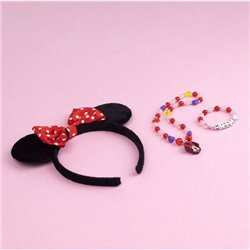 BISUTERIA Y DIADEMA PACK 4 PIEZAS MINNIE MULTICOLOR