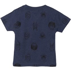 CAMISETA CORTA SINGLE JERSEY PUNTO MARVEL DARK BLUE