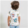 CAMISETA CORTA SINGLE JERSEY PAW PATROL BEIGE