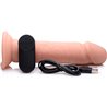 PENE 20 CM SILICONA CONTROL REMOTO VIBRANTE - FLESH