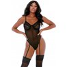 FELINE FEISTY CHEETAH CUP BODY NEGRO