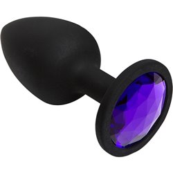 BOOTY BLING - PEQUEÑO - MORADO - PLUG SILICONA 