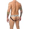 MOB STRIPE CLASSIC JOCK - TANGA BLANCO