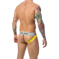 MOB STRIPE CLASSIC JOCK - TANGA AMARILLO