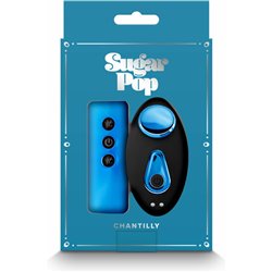 NSNOVELTIES - SUGAR POP CHANTILLY - VIBRADOR CON CONTROL REMOTO - AZUL