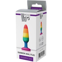 COLOURFUL LOVE RAINBOW ANAL PLUG SMALL