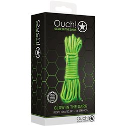 OUCH! - CUERDA COLOR VERDE NEÓN - 10M/16 STRINGS - GLOW IN THE DARK