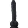 REAL LOVE DUAL DENSITY - PENE REALÍSITICO 38CM NEGRO