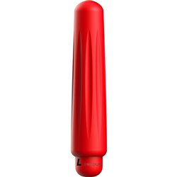 DELIA - BALA VIBRADORA - ABS BULLET WITH SILICONE SLEEVE - 10-VELOCIDADES - ROJO