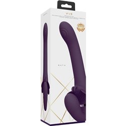 VIVE SATU - STRAPLESS CON ONDAS DE PULSO Y VIBRACIÓN - PÚRPURA