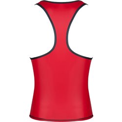 WETLOOK MENS CAMISETA SIN MANGAS - ROJO 