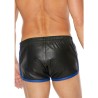 SHORTS CUERO VERSÁTIL - NEGRO/AZUL