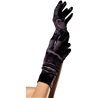 LEG AVENUE GUANTES SATEN NEGRO