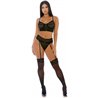 GET THE HOOK LINGERIE CONJUNTO NEGRO