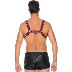 CHEST BULLDOG HARNESS - ROJO