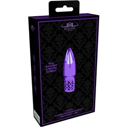 GLITTER - RECHARGEABLE ABS BULLET - MORADO