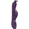 VIVE GADA - VIBRADOR CONEJITO TRIPLE ESTIMULACIÓN - MORADO