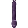 VIVE GADA - VIBRADOR CONEJITO TRIPLE ESTIMULACIÓN - MORADO